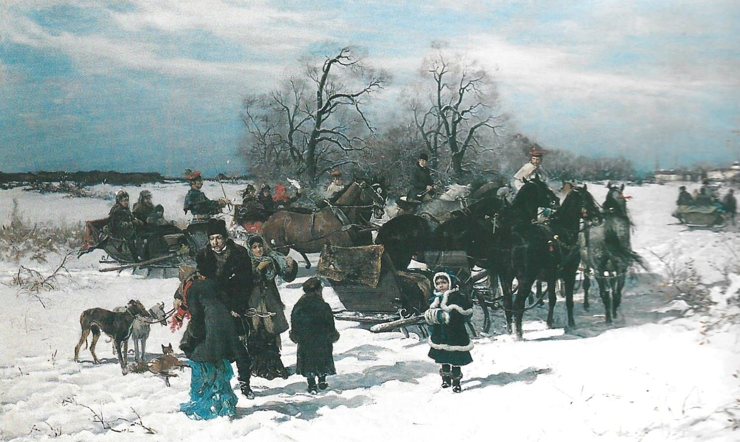 Szlichtada, 1879; 61 x 121 cm; Zbiory prywatne