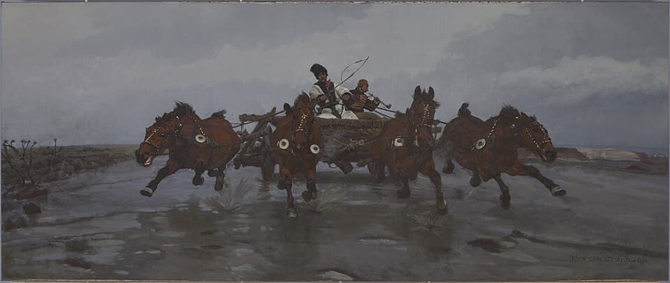 Józef Chełmoński Czwórka — 1881