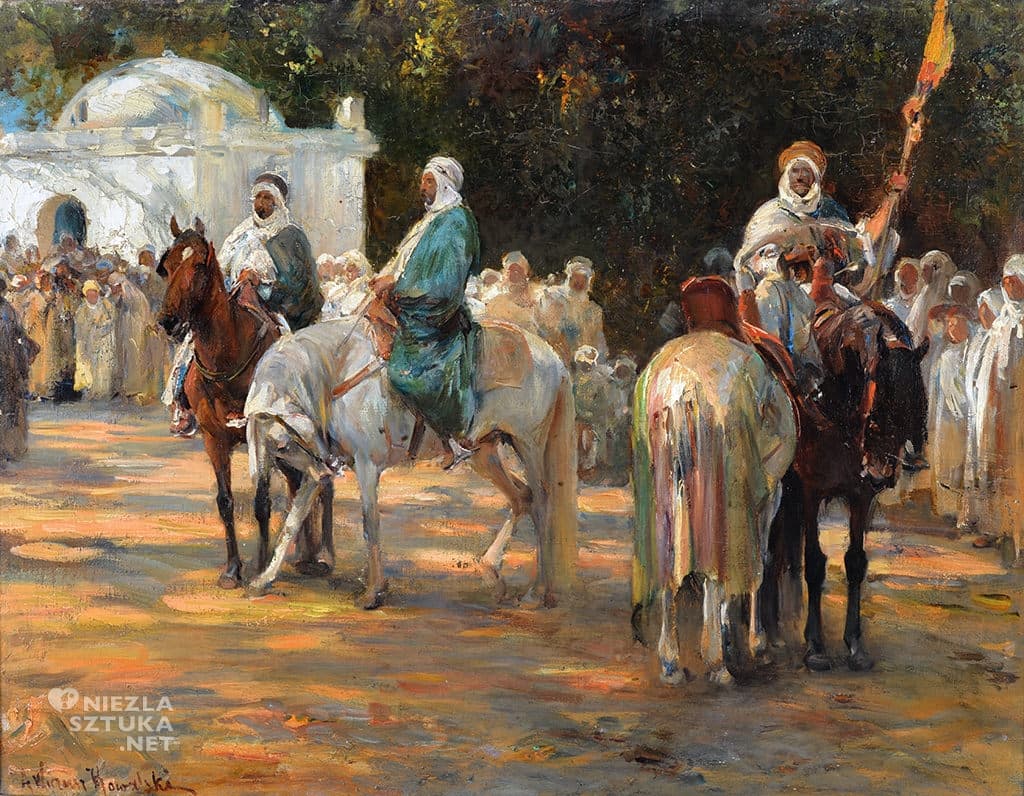 Przed meczetem – po 1903 – 47 x 62 cm
