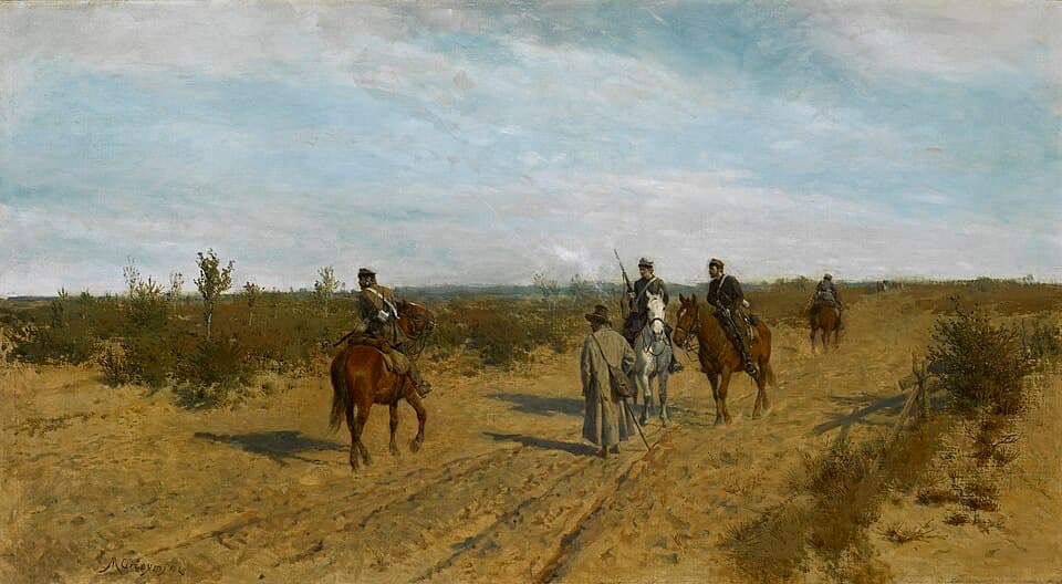 Maksymilian Gierymski Patrol powstańczy — ok. 1873